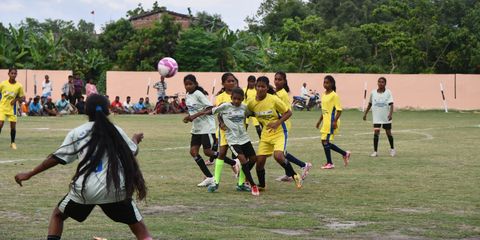 What does a football field mean to a girl in Madhesh?