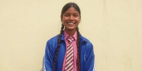 Pratika is a confident peer educator