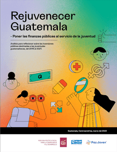 Portada del estudio Rejuvenecer Guatemala de Plan International, centrado en juventudes, participación e igualdad en Guatemala.