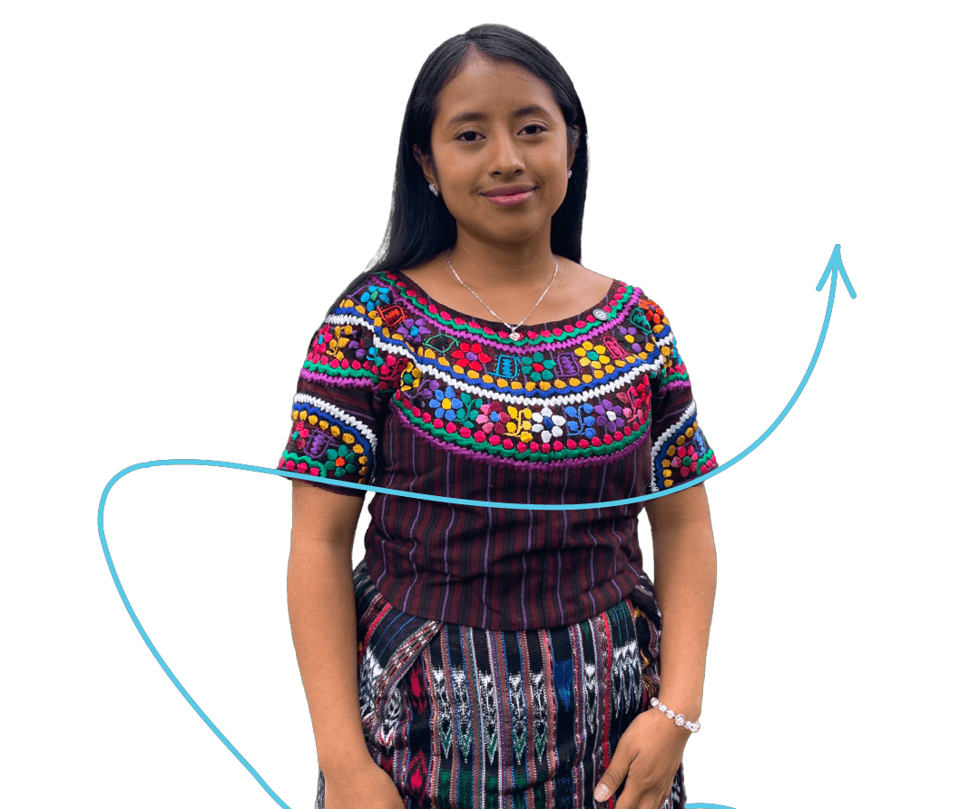 Jessica es una joven lideresa de Quiché, parte de la Red Juventudes en Acción y del programa Generación con Decisión y Liderazgo de Plan International Guatemala.