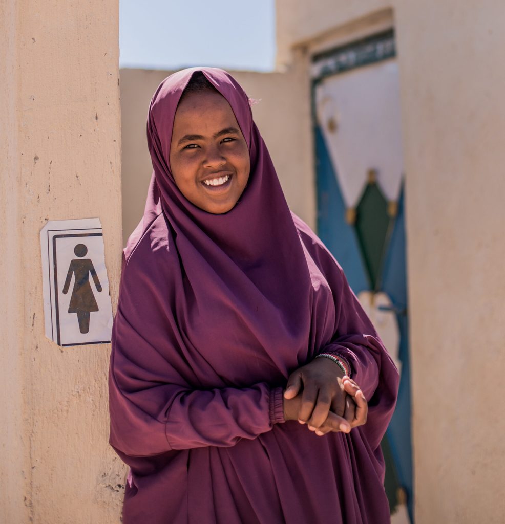 Safe, secure and separate girls toilets.