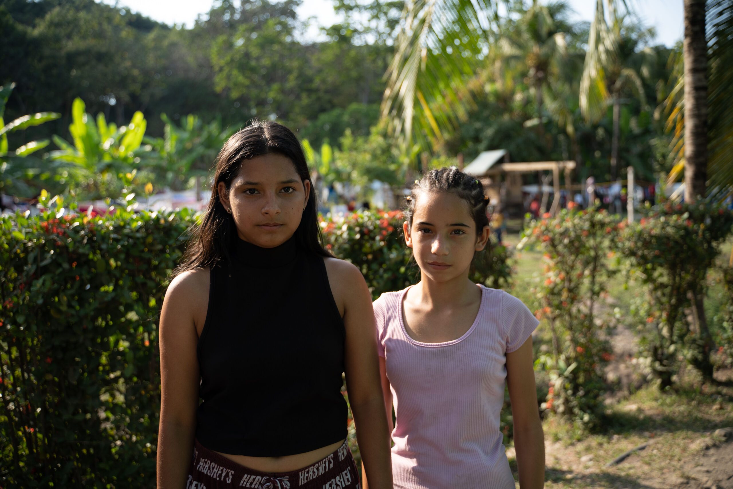 Migrant girls in Mexico