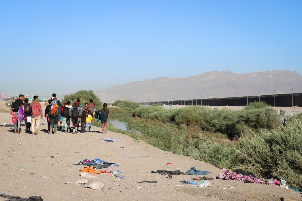 Personas en movilidad en la frontera norte de México.