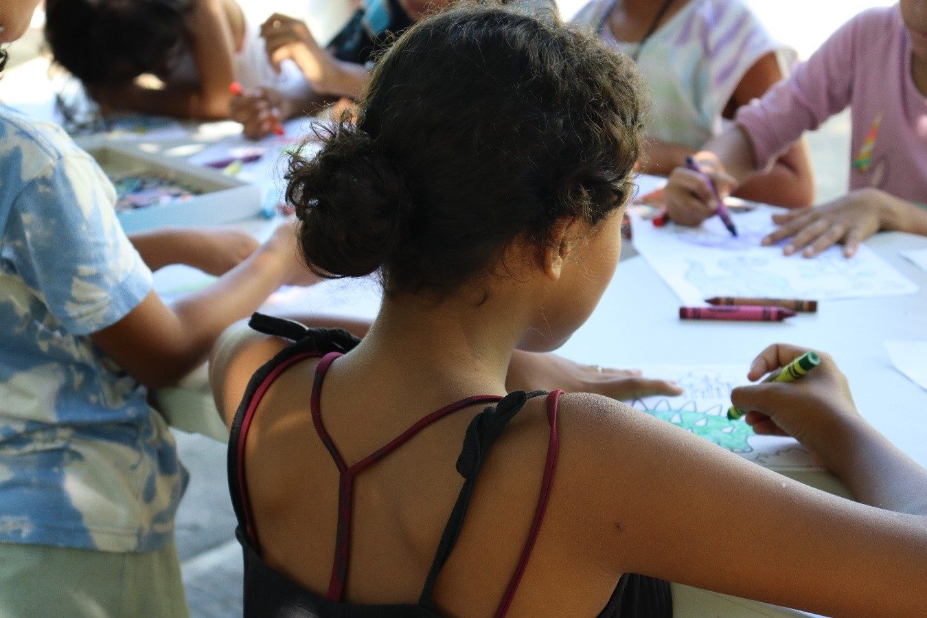 Luciana* niña de 11 años en movilidad humana