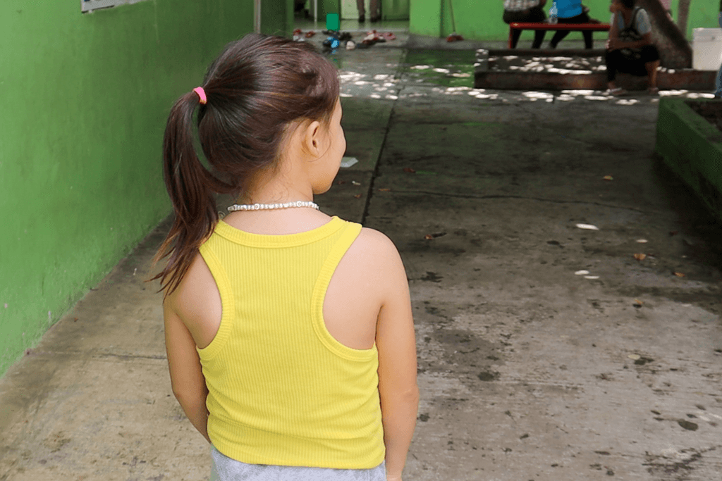 Natalia*, niña hondureña en movilidad humana
