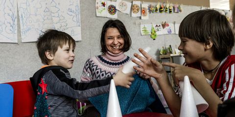 Children and mothers from Ukraine make the most of new opportunities