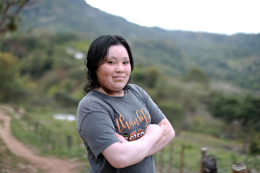 Marbella, 14, from Honduras
